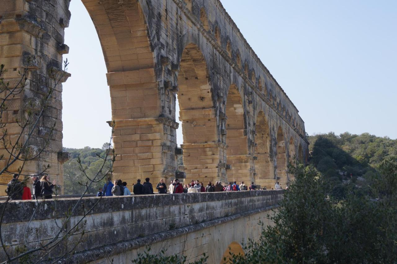 Confortable Villa De Vacances Entre Nimes, Le Pont Du Gard, Uzes, Arles, Avignon Marguerittes Ngoại thất bức ảnh